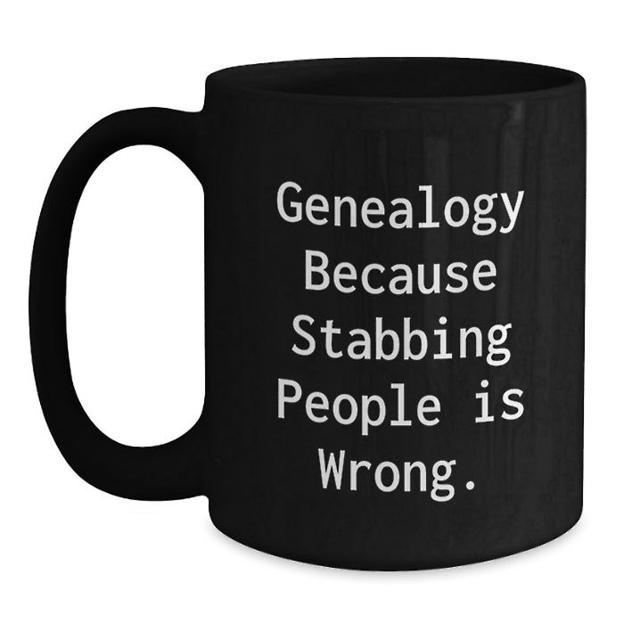 Genealogy Funny Mugs for Family History Graduation Gifts from Men - Main