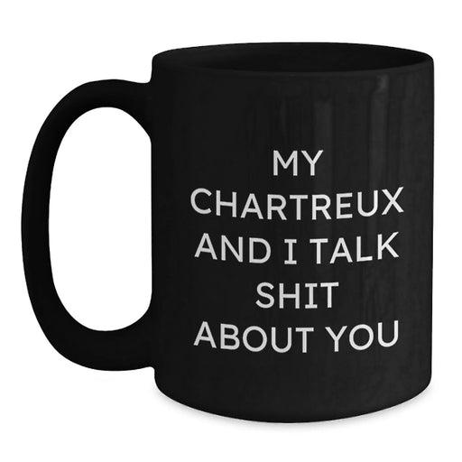 Funny Chartreux Cat Black Coffee Mugs Gifts from Friends for Family Christmas Unique Mugs - Main
