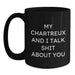 Funny Chartreux Cat Black Coffee Mugs Gifts from Friends for Family Christmas Unique Mugs - Main