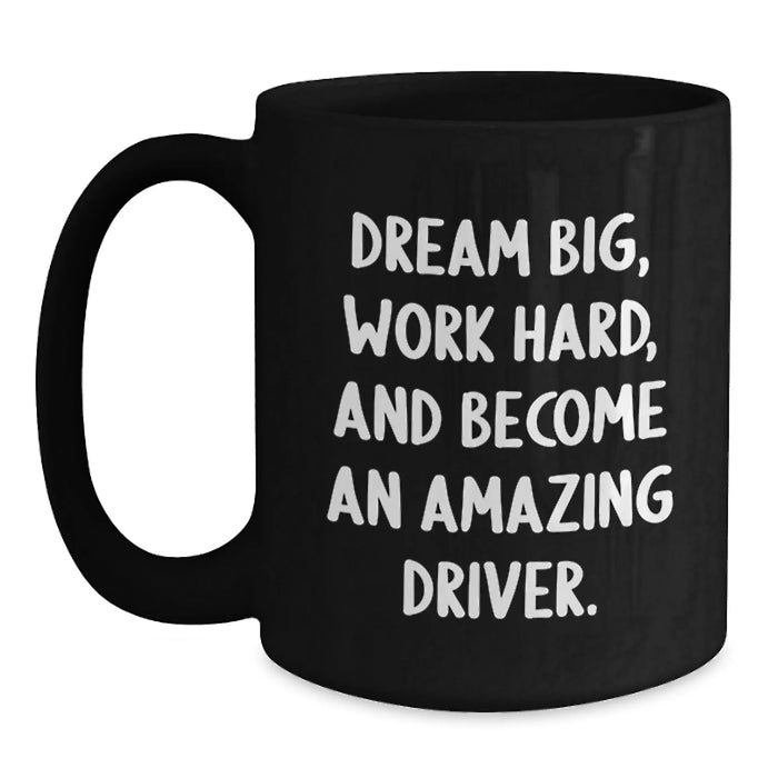 Funny Driver Gifts from Friends - Driver Coffee Mug for Birthday Unique Gifts for Driver - Main