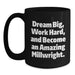 Funny Millwright Gifts, Inspirational Black Coffee Mug, Gifts from Men to Millwrights on Birthday Unique Gifts - Main