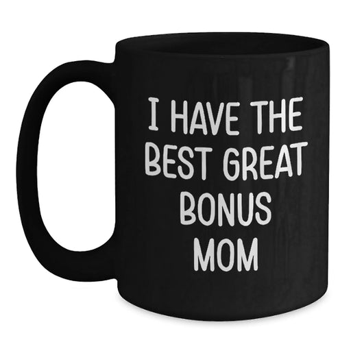 Funny Bonus Mom Gifts for Christmas Unique Mugs from Men to Women - Main