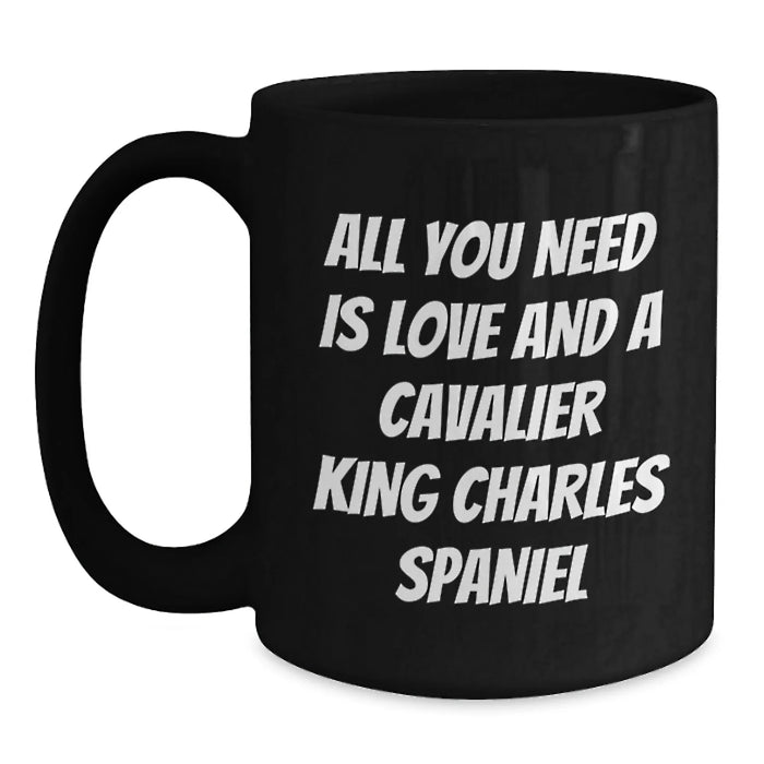 Funny Cavalier King Charles Spaniel Dog Quote Gifts from Friends and Family for Christmas Unique Mugs - Main