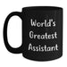 Funny World's Greatest Assistant Gifts for Birthday - Black Coffee Mug from Friends - Main