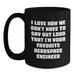 Funny Aerospace Engineer Gifts for Men - Black Coffee Mug I Love How We Don't Have To Say Out Loud That I'm Your Favorite Aerospace Engineer - Main