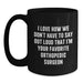 Funny Orthopedic Surgeon Gifts for Men, Best Orthopedic Surgeon Mugs, I Love How We Don't Have To Say Out Loud That I'm Your Favorite Orthopedic Surgeon, Black Coffee Mug, Christmas Unique Gifts - Main