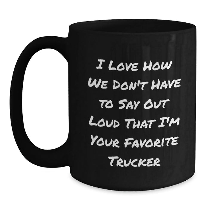 Funny Trucker Gifts from Friends for Birthday Unique Trucker Coffee Lovers - Main