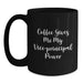 Funny Vice-principal Quotes Black Coffee Mug Gifts for Vice-principal from Friends, Unique Christmas Unique Gifts for Vice-principal, Vice-principal Black Coffee Mug Ceramic - Main