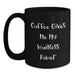 Funny Waitress Gifts from Men to Friends for Christmas - Black Coffee Mug - Coffee Gives Me My Waitress Power - Main