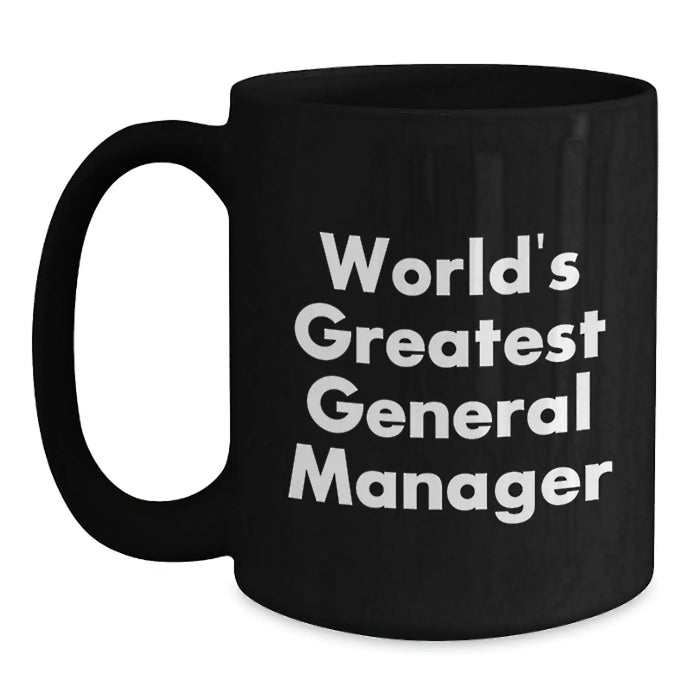 Funny World's Greatest General Manager Gifts for Men from Family on Birthday Unique Gifts - Main