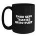 Funny Smart Sexy Talented Hairstylist Birthday Unique Gift from Friends to Hairstylist, Black Coffee Mug for Hairstylist, Gifts for Hairstylist - Main