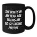 Funny Taking Photos Quotes Black Coffee Mug, Gifts from Friends for Taking Photos Enthusiasts, Birthday Unique Gifts - Additional