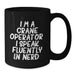 Crane Operator Gifts, Funny Christmas Mugs for Men, Women, Friends, Coworkers, Family, Black Coffee Mug, 'I'm A Crane Operator. I Speak Fluently In genius.' - Additional