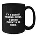 Unique School Psychologist Mug, Funny Quote, Christmas Unique Gifts from Friends or Family for Men or Women, Black Coffee Mugs for School Psychologists - Additional