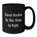 Game Warden Ninja Coffee Mug Gifts from Friends, Birthday Unique Gifts for Game Wardens - Additional