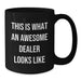 Gifts from Friends for Dealer, Happy Birthday Unique Gifts, Funny Quote Dealer Black Coffee Mug - 11oz, 15oz - Additional