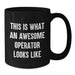 Awesome Operator Gifts for Men, Funny Black Coffee Mugs, Christmas Unique Gifts from Friends, Operator Mug - Additional