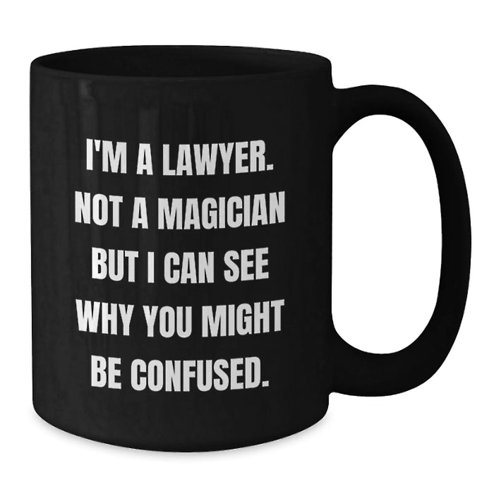 Funny Lawyer Gifts from Friends for Lawyer Men on Christmas Unique - Additional