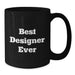 Designer Black Coffee Mugs Gifts from Men to Friends for Valentine's Unique Designer Ever - Additional