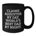 Claims Adjuster Gifts Funny Humor Black Coffee Mug Christmas Unique Gifts for Claims Adjuster - Additional