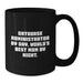 Database Administrator Gifts - Funny Quote Black Coffee Mug, Perfect for World's Best Mom by Night, Christmas Unique Gifts from Family to Database Administrator - Additional