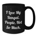 Bengal Cat Gifts for Friends Funny Quote Black Coffee Mugs, Christmas Unique Gifts from Family, 11oz or 15oz Ceramic Mug - Additional