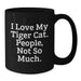Funny Tiger Cat Black Coffee Mugs Funny Tiger Cat Gifts for Christmas Unique Gifts from Friends - Additional