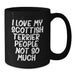 Funny Scottish Terrier Dog Lover Gifts for Men, Unique Black Coffee Mugs for Christmas Unique Gifts from Friends, Family, or Coworkers - Additional