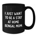 Bengal Cat Mom Funny Gifts from Mom to Daughter for Her Birthday Unique Black Coffee Mug - Additional