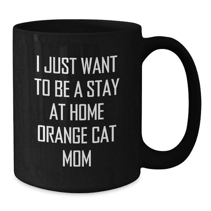 Funny Orange Cat Mom Gifts for Him Her Friends Family Unique Birthday Present from Mom Dad - Additional