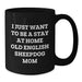 Funny Old English SheepDog Mom Gifts from Friends to Graduation Unique Gifts for Old English SheepDog Lovers - Black Coffee Mug - Additional