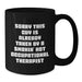 Funny Occupational Therapist Gifts for Men or Women Black Coffee Mug for Christmas Unique Presents from Friends or Family - Additional
