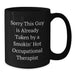 Funny Occupational Therapist Gifts from Friends, Black Coffee Mug for Occupational Therapist, Christmas Unique Gifts - Additional