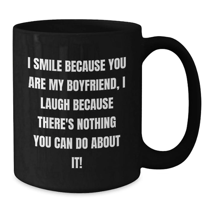 Funny Sweetheart Gifts, I Smile Because You Are My Sweetheart, Unique Birthday Mug from Friends to Sweetheart - Additional