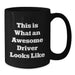 Funny Driver Gifts from Friends for Awesome Drivers on the Road to Graduation, Black Coffee Mug, 11oz or 15oz - Additional
