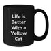 Funny Yellow Cat Gifts from Friends for Yellow Cat Lovers Birthday Unique - Additional