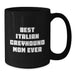 Funny Italian Greyhound Dog Mom Gifts from Friends to Family - Best Mom Ever Quote on Black Coffee Mug for Graduation - Additional