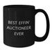 Funny Auctioneer Gift, Best Effin' Quote, Christmas Unique Mugs for Auctioneers, Black Coffee Mug Gifts from Friends, Perfect for Auctioneer Men and Women - Additional