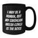Funny Cardigan Welsh Corgi Dog Gifts for Men and Women - Cardigan Welsh Corgi Dog Black Coffee Mug Gifts from Friends and Family for Birthday Unique - Additional