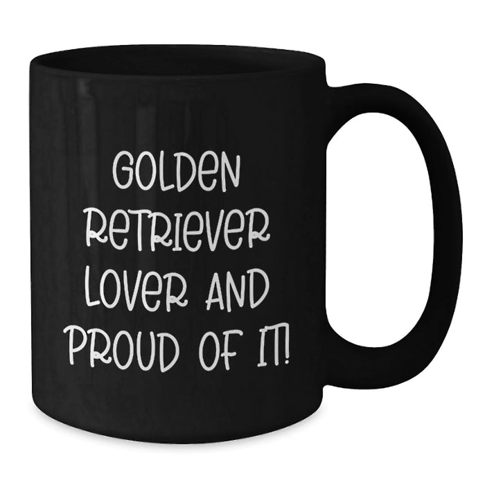 Funny Golden Retriever Lover Gifts from Mom for Women on Birthday Unique Mug - Additional