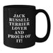 Funny Jack Russell Terrier Dog Lover Gifts for Birthday from Friends, Black Coffee Mug, Perfect for Jack Russell Terrier Dog Enthusiasts - Additional
