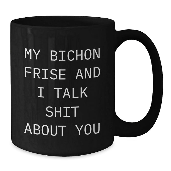 Funny Bichon Frise Dog Gifts for Men Friends from Women Unique Christmas Unique Gifts - Additional