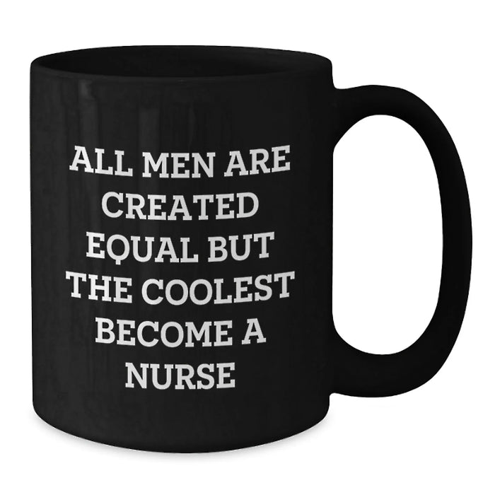 Funny Nurse Gifts - Coolest Become a Nurse Black Coffee Mug for Valentine's from Friends - Additional
