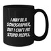 Funny Sonographer Gifts from Friends for Men and Women - Unique Black Coffee Mug for Christmas - Additional