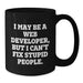 Funny Web Developer Gifts from Friends and Family for Christmas Unique Black Coffee Mug - Additional