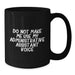 Gifts from Coworkers to Administrative Assistants - Black Coffee Mug with Funny Quote 'Do Not Make Me Use My Administrative Assistant Voice' for Birthday Celebration - Additional