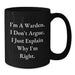 Funny Warden Gifts for Men from Friends at Christmas - Additional