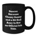 Dancer Gifts Funny Quote Black Coffee Mug for Birthday from Friends to Family - Additional