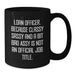 Funny Loan Officer Gifts from Men to Friends, Loan Officer Valentine's Unique Gifts, Black Coffee Mug with 'Loan Officer. Because Classy Sassy And A Bit Fearlessy Is Not An Official Job Title.' Quote - Additional