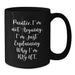 Funny Painter Gifts for Christmas - Black Coffee Mug 'Painter. I'm Not Arguing. I'm Just Explaining Why I'm Right.' - Ideal Gift from Friends to Family - Additional